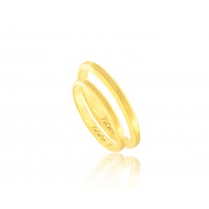 Βέρες γάμου FaCad'oro WR-100 , Ζευγάρι .